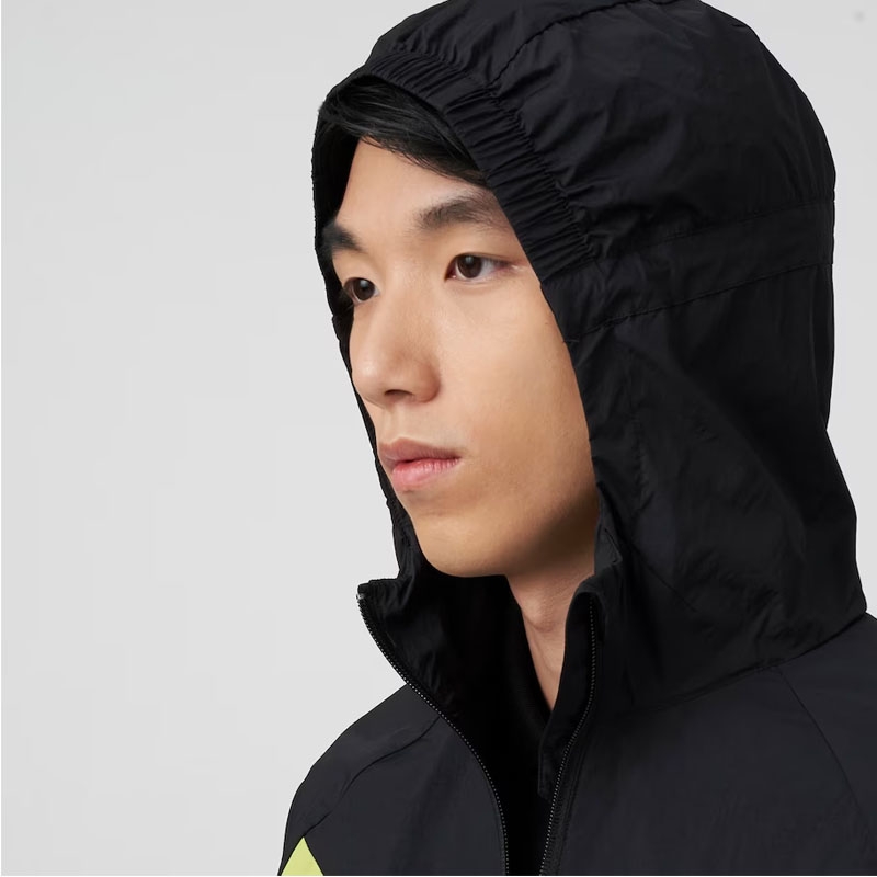 Lacoste Performance Men's Tennis Jacket Black/lime Lacoste Performance Men's Tennis Jacket Black/lime